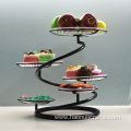 wrought iron fruit living room afternoon tea tray